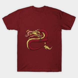 Red Chinese Dragon T-Shirt